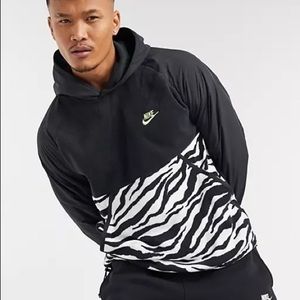 Nike L unisex zebra print fleece pullover